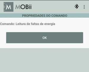 Tela de ordem de execucao envio de comandos